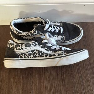 Vans Leopard Print Junior size 6 EUR 38